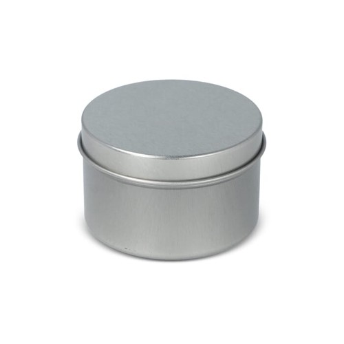 Bougie parfumée à base de plantes Kirtan dans une grande boîte en métal recyclé Bougie parfumée à base de plantes Kirtan dans une grande boîte en métal recyclé