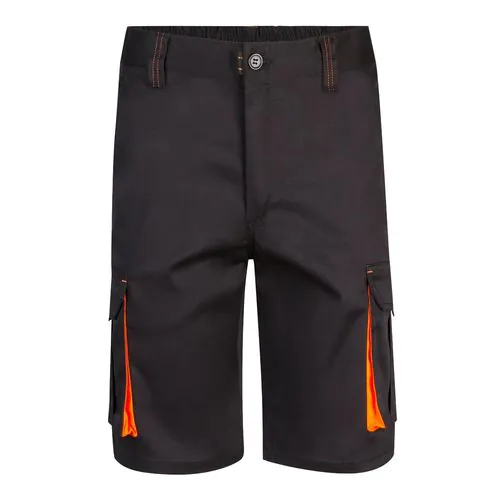 VL HEMERA. Two-tone, multi-pocket stretch Bermuda shorts (240g/m²), in cotton (46%), EME (38%) and polyester (16%) VL HEMERA. Two-tone, multi-pocket stretch Bermuda shorts (240g/m²), in cotton (46%), EME (38%) and polyester (16%)