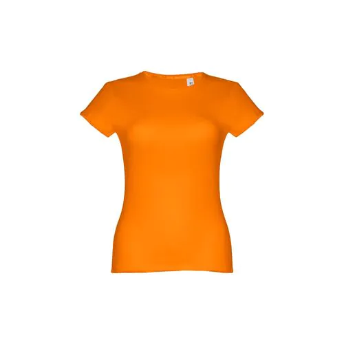 THC SOFIA. Katoenen dames-T-shirt met riem