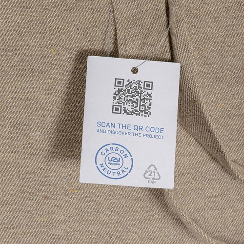 Bolsa Carbon Neutral en algodón reciclado
