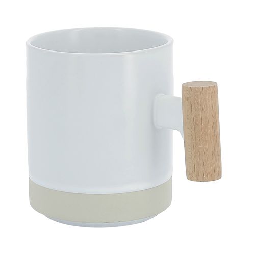 MUG CERAMIQUE/BOIS 33CL