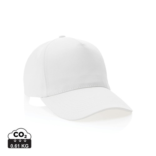 Casquette 5 panneaux en coton recyclé 280gr IMPACT Casquette 5 panneaux en coton recyclé 280gr IMPACT