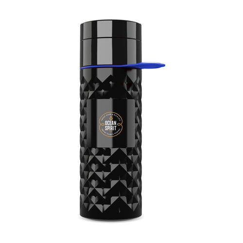 Join The Pipe Nairobi Ring Bottle Black 500ml waterfles Join The Pipe Nairobi Ring Bottle Black 500ml waterfles