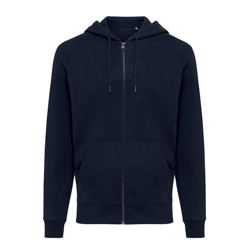 IQONIQ Abisko gerecycled katoen hoodie met rits