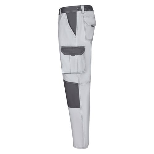 VL NJORD. Two-tone multi-pocket twill trousers (240 g/m²), in cotton (35%) and polyester (65%)