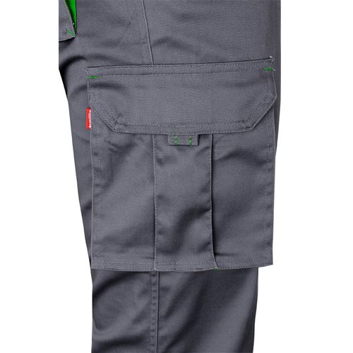 VL FIDES. Two-tone, multi-pocket stretch trousers (240g/m²), in cotton (46%), EME (38%) and polyester (16%) VL FIDES. Two-tone, multi-pocket stretch trousers (240g/m²), in cotton (46%), EME (38%) and polyester (16%)