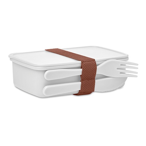 Boîte à lunch en PP avec couverts Calcio
