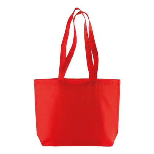 120 g/m2 cotton shopping bag, long handles and bottom gusset 120 g/m2 cotton shopping bag, long handles and bottom gusset