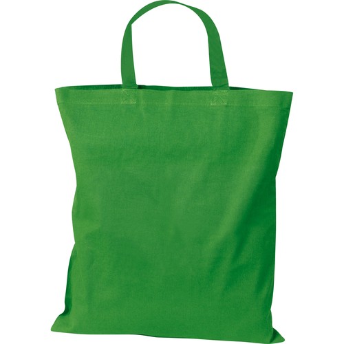 Bolsa de algodón con asas cortas