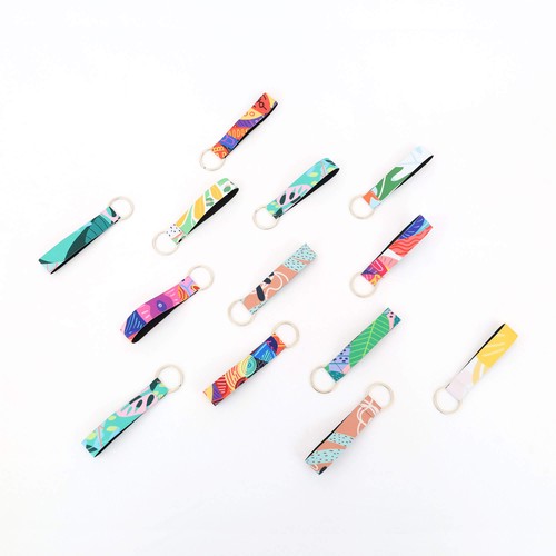 CUSTOMIZABLE RIBBON KEYCHAIN