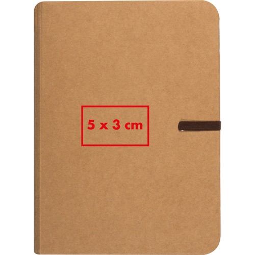 Carnet avec fermeture par bande élastique Carnet avec fermeture par bande élastique