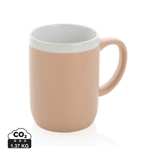 Mug 300ml en céramique avec bord blanc Mug 300ml en céramique avec bord blanc