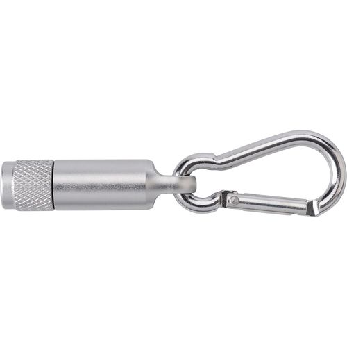 Aluminium mini torch with carabiner Tracy