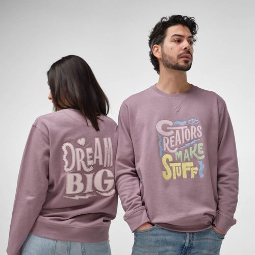 Capri french terry crew neck sweatshirt. 100% org. cotton. 300gsm Capri french terry crew neck sweatshirt. 100% org. cotton. 300gsm