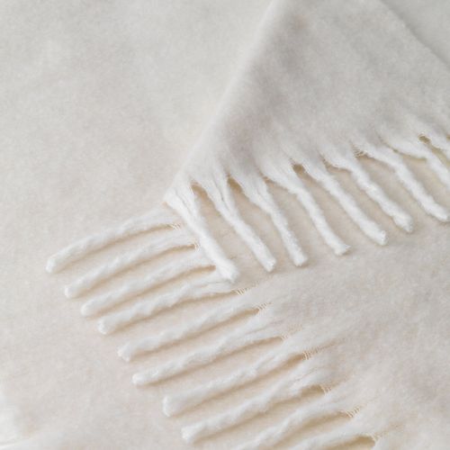 COMFY. Coperta in poliestere riciclato (100% rPET) (300 g/m²), effetto simile al mohair