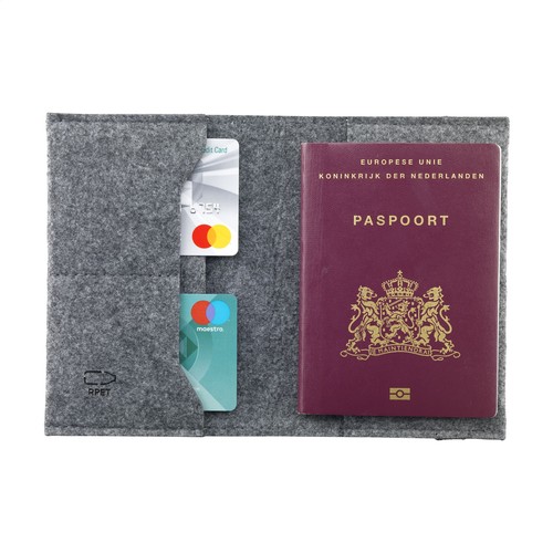 Identify GRS RPET Felt passport holder Identify GRS RPET Felt passport holder