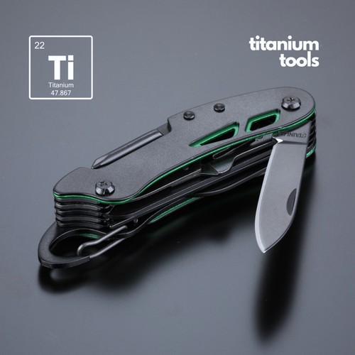 TITANIUM-COATED STEEL POCKET KNIFE OPTIMA TITANIUM-COATED STEEL POCKET KNIFE OPTIMA