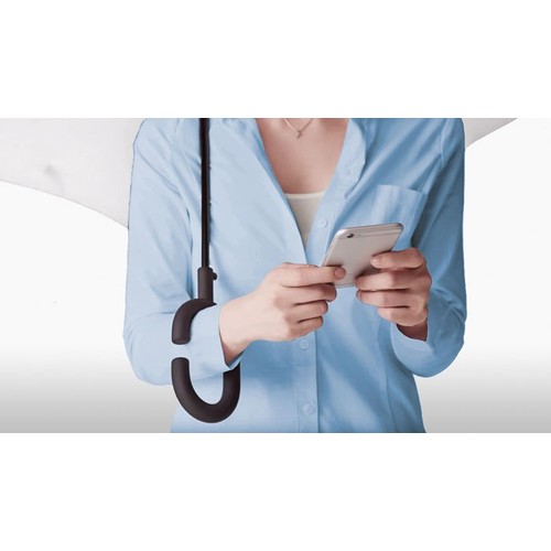UMBRELLA WHITE HANDLE C d=102cm UMBRELLA WHITE HANDLE C d=102cm