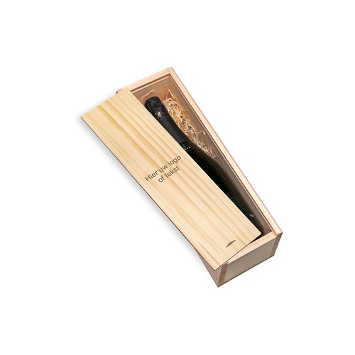 Wine box with sliding lid 1 compartment Wine box with sliding lid 1 compartment
