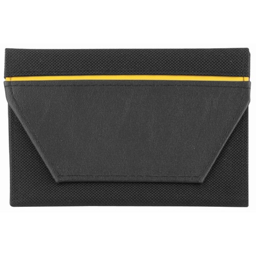 Porte-cartes d'identité CreativDesign® "ColourStripe" noir/jaune