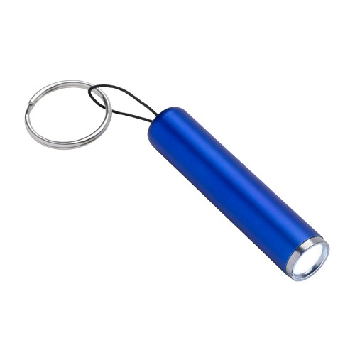 Mini plastic flashlight with Led light for laser engraving and key ring