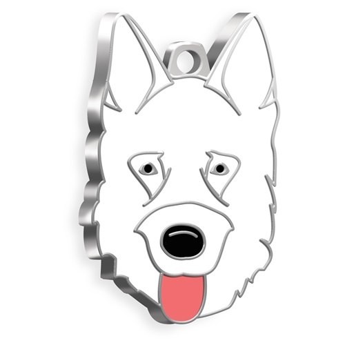 DOG TAG GERMAN SHEPERD WHITE