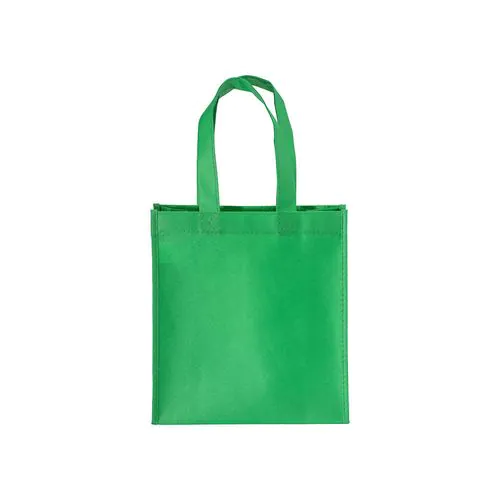 80 g / m2 R-pet mini shopping bag with short handles and gusset