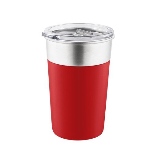 Metmaxx® "SteelColourCupComplete" thermo mug red Metmaxx® "SteelColourCupComplete" thermo mug red