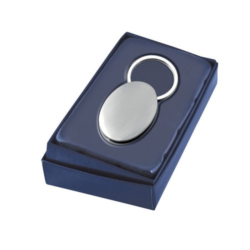 KEYCHAIN OVAL SHINY