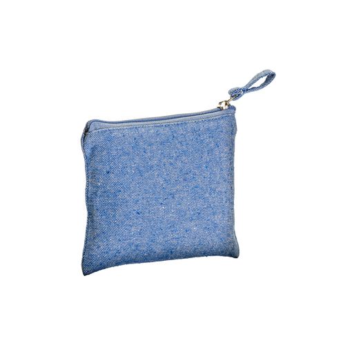 280 g/m2 recycled cotton beauty case/coin holder with zipper closure 280 g/m2 recycled cotton beauty case/coin holder with zipper closure