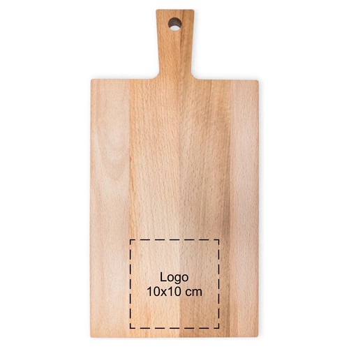 Plank met handvat zonder sapgeul beuken 37x19 cm Plank met handvat zonder sapgeul beuken 37x19 cm