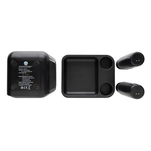 Singvibe RCS recycled plastic karaoke set with double mic Singvibe RCS recycled plastic karaoke set with double mic