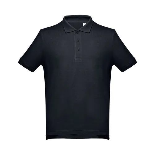 THC ADAM. Polo da uomo in cotone a maniche corte