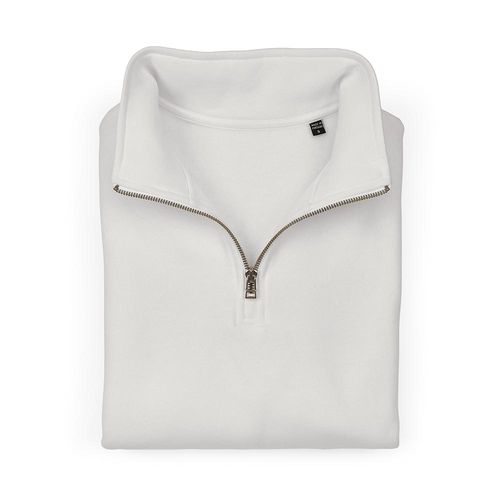 Malibu 1/4 zipper sweatshirt. Org. cotton, rCotton and rPET. Made in PT Malibu 1/4 zipper sweatshirt. Org. cotton, rCotton and rPET. Made in PT