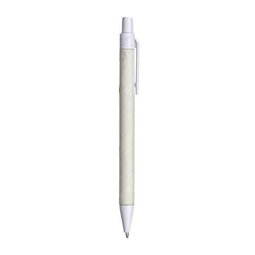Stylo à bille en papier recyclé avec détails en PLA coloré Stylo à bille en papier recyclé avec détails en PLA coloré