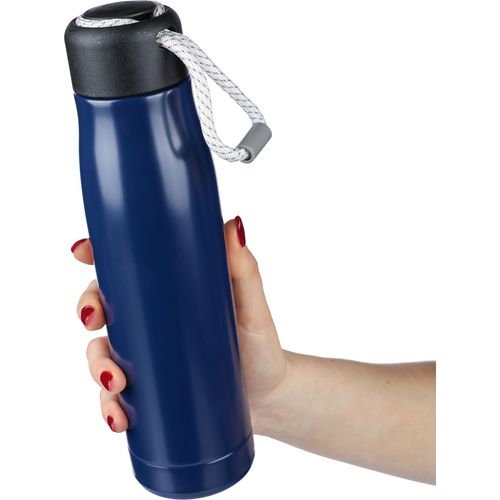 Gerecyclede roestvrijstalen dubbelwandige drinkfles (500 ml) Solene