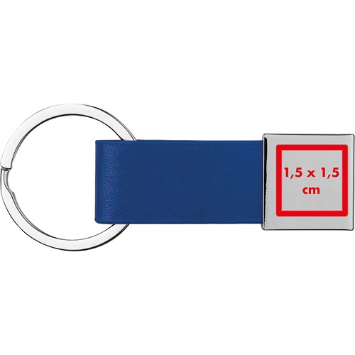 Sleutelhanger met kunstlederen bandje Sleutelhanger met kunstlederen bandje