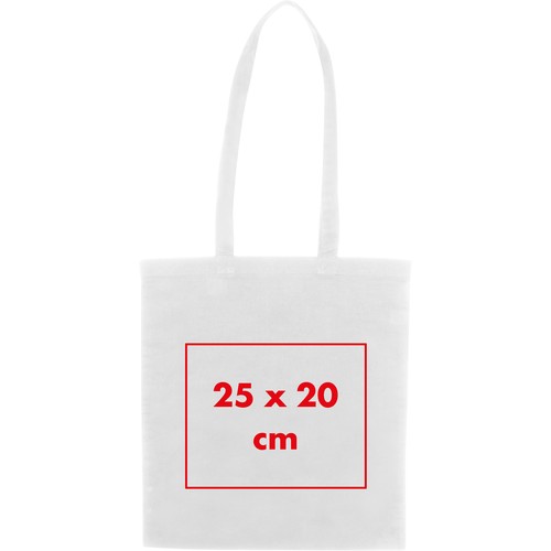 Cotton bag with long handles