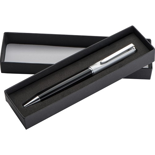 Ballpen with silver top