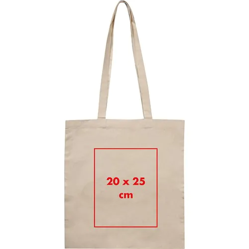 Borsa in cotone con manici lunghi 180g/m² GIULIA