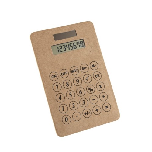 Metmaxx® pocket calculator "GreenNumbers" brown Metmaxx® pocket calculator "GreenNumbers" brown