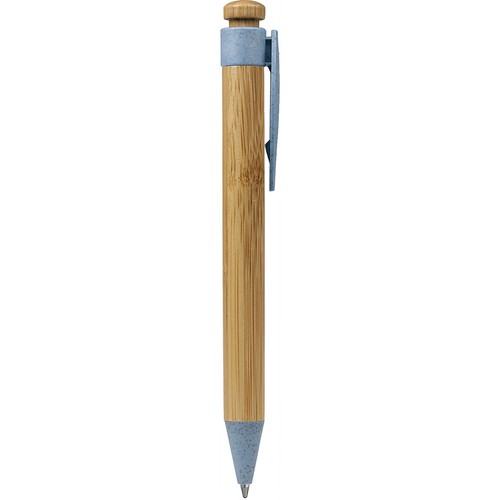BOLIGRAFO BAMBÚ Y PAJA DE TRIGO+ABS