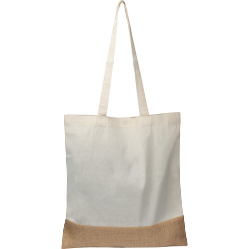 Shopper con fondo in juta DOREEN