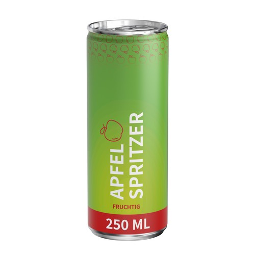 Apfelspritzer "sprankelend", 250 ml, Fullbody (mat)