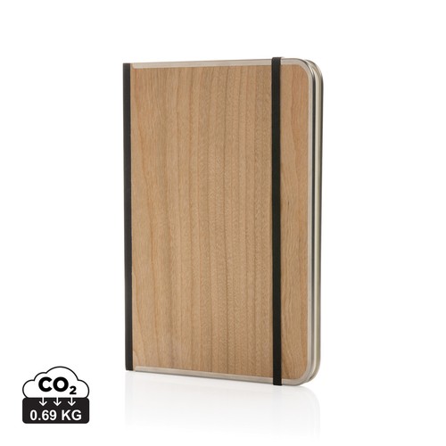 Carnet A5 couverture imprimé bois Treeline