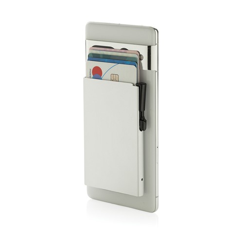 Standard aluminium RFID magnetic telefoon kaarthouder Standard aluminium RFID magnetic telefoon kaarthouder