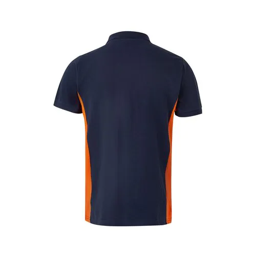VL SUPAY. Polo piqué bicolore (180g/m²), manches courtes, en coton (60%) et polyester (40%)