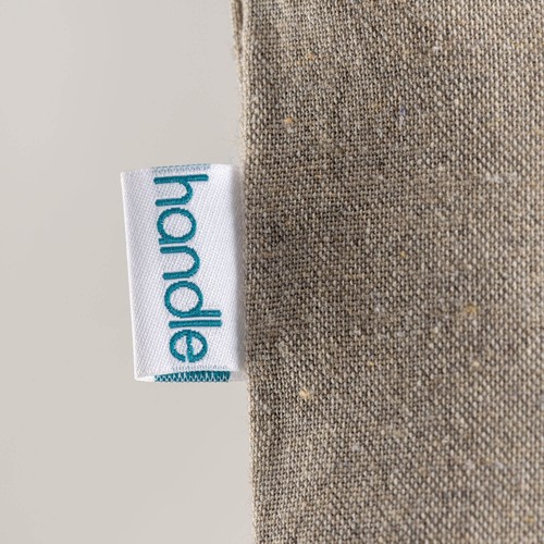Recycled cotton shopping bag 190 g/m2, long handles, 38 x 42 cm Recycled cotton shopping bag 190 g/m2, long handles, 38 x 42 cm