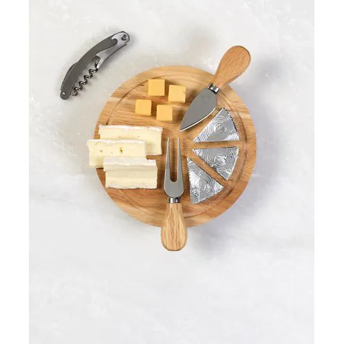 Houten kaasplank set Bellamy