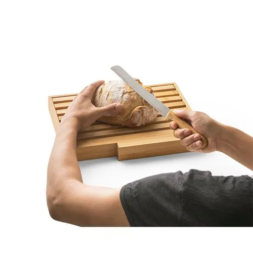 PASSARD. Bread board in bamboo with stainless steel knife PASSARD. Bread board in bamboo with stainless steel knife
